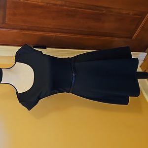 CHARLOTTE RUSSE DRESS BLACK M BELT NWOT BEAUTIFUL